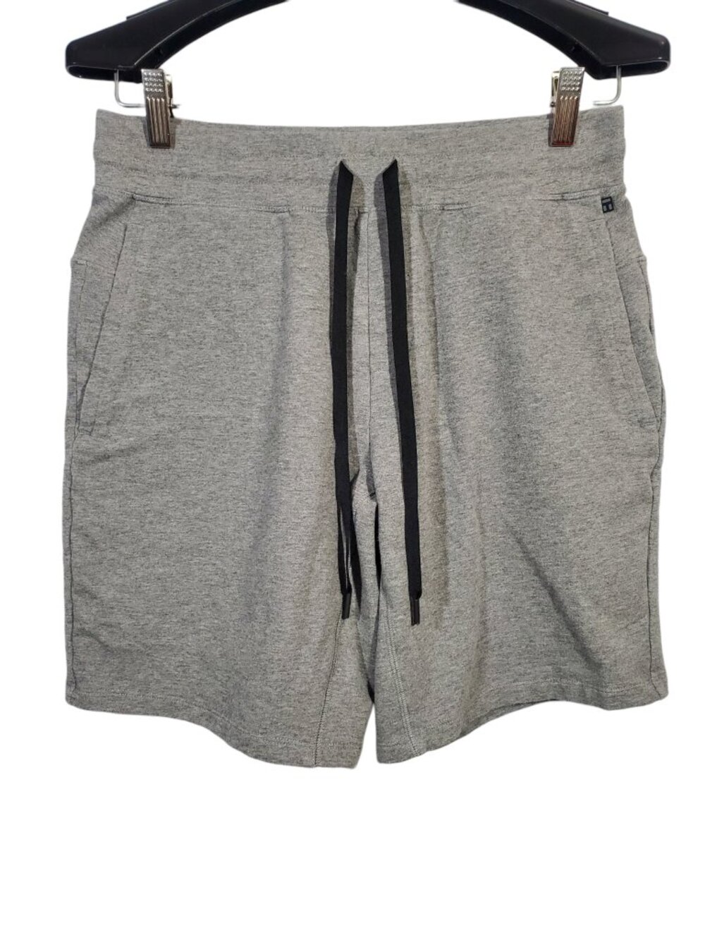 Tommy John Go Anywhere Shorts Men's S Gray French Terry Lounge Travel Sweatshort